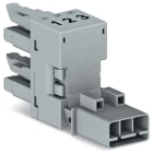 WAGO ELETTRONICA - Distributore tipo h.3 poli.Cod. B.grigio