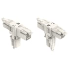 WAGO ELETTRONICA - Distributore tipo T.2 poli.Cod. A.bianco 890-1665