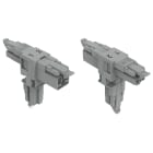 WAGO ELETTRONICA - Distributore tipo T.2 poli.Cod. B.grigio