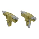 WAGO ELETTRONICA - Distributore tipo T.2 poli.Cod. B.verde chiaro