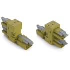 WAGO ELETTRONICA - Distributore tipo h.3 poli.Cod. B.verde chiaro