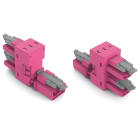 WAGO ELETTRONICA - Distributore tipo h.3 poli.Cod. B.rosa