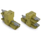WAGO ELETTRONICA - Distributore tipo h.4 poli.Cod. B.verde chiaro