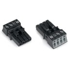 WAGO ELETTRONICA - Presa.4 poli.Cod. A.nero 890-204