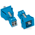 WAGO ELETTRONICA - Presa con innesto a scatto.2 poli.Cod. I.blu