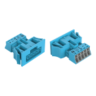 WAGO ELETTRONICA - Presa con innesto a scatto.senza leva di bloccaggio.5 poli.blu 890-2105/006-000