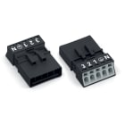 WAGO ELETTRONICA - Spina.5 poli.Cod. A.nero 890-215