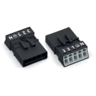 WAGO ELETTRONICA - Spina.5 poli.Cod. A.nero