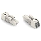 WAGO ELETTRONICA - Presa.2 poli.Cod. A.bianco 890-222