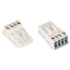 WAGO ELETTRONICA - Presa.4 poli.Cod. A.bianco 890-224
