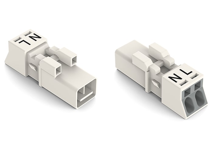 WAGO ELETTRONICA - Spina.2 poli.bianco 890-232