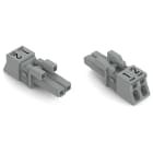 WAGO ELETTRONICA - Presa.2 poli.Cod. B.grigio