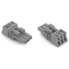 WAGO ELETTRONICA - Presa.3 poli.Cod. B.grigio 890-243/060-000