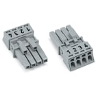 WAGO ELETTRONICA - Presa.4 poli.Cod. B.grigio 890-244