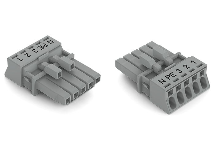 WAGO ELETTRONICA - Presa.5 poli.Cod. B.grigio
