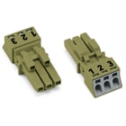 WAGO ELETTRONICA - Presa.3 poli.Cod. B.verde chiaro 890-263
