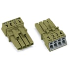 WAGO ELETTRONICA - Presa.4 poli.Cod. B.verde chiaro 890-264