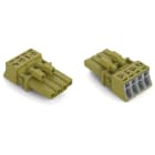 WAGO ELETTRONICA - Presa.4 poli.Cod. B.verde chiaro