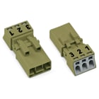 WAGO ELETTRONICA - Spina.3 poli.Cod. B.verde chiaro