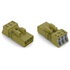 WAGO ELETTRONICA - Spina.3 poli.Cod. B.verde chiaro
