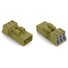 WAGO ELETTRONICA - Spina.3 poli.Cod. B.verde chiaro