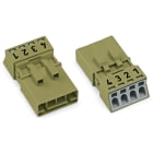 WAGO ELETTRONICA - Spina.4 poli.Cod. B.verde chiaro