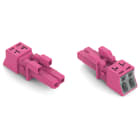WAGO ELETTRONICA - Presa.2 poli.Cod. B.rosa