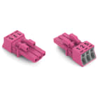 WAGO ELETTRONICA - Presa.3 poli.Cod. B.rosa