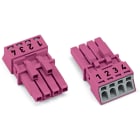 WAGO ELETTRONICA - Presa.4 poli.Cod. B.rosa