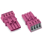 WAGO ELETTRONICA - Presa.4 poli.Cod. B.rosa