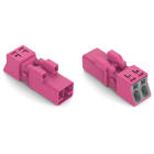 WAGO ELETTRONICA - Spina.2 poli.Cod. B.rosa