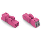 WAGO ELETTRONICA - Spina.2 poli.Cod. B.rosa