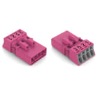 WAGO ELETTRONICA - Spina.4 poli.Cod. B.rosa