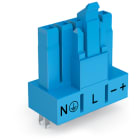 WAGO ELETTRONICA - Presa per circuiti stampati.dritto.5 poli.blu 890-3105