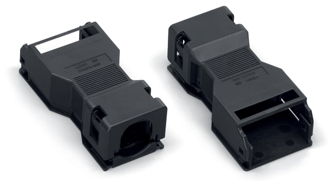 WAGO ELETTRONICA - Custodia antistrappo.5 poli.con clip di bloccaggio.nero