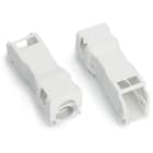 WAGO ELETTRONICA - Custodia antistrappo.2 poli.con clip di bloccaggio.bianco