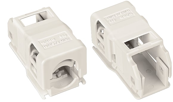 WAGO ELETTRONICA - Custodia antistrappo.2 poli.con clip di bloccaggio.bianco 890-512/342-000