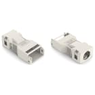 WAGO ELETTRONICA - Custodia antistrappo.5 poli.con clip di bloccaggio.bianco 890-515