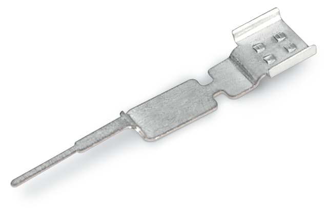 WAGO ELETTRONICA - Piastra connessione schermo.3 poli.per prese e spine.argento-colorato