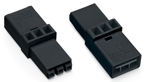 WAGO ELETTRONICA - Accoppiatore intermedio.3 poli.Cod. A.nero 890-603