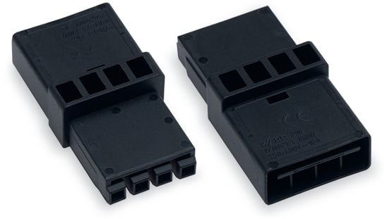 WAGO ELETTRONICA - Accoppiatore intermedio.4 poli.Cod. A.nero 890-604