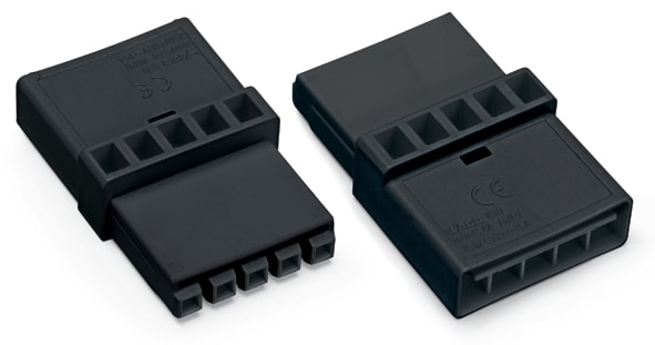 WAGO ELETTRONICA - Accoppiatore intermedio.5 poli.Cod. A.nero