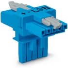 WAGO ELETTRONICA - Distributore tipo T.5 poli.Cod. I.blu