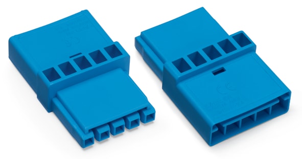 WAGO ELETTRONICA - Accoppiatore intermedio.5 poli.Cod. I.blu