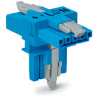 WAGO ELETTRONICA - Distributore tipo T.5 poli.Cod. I.blu