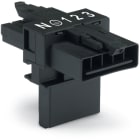 WAGO ELETTRONICA - Distributore tipo T.5 poli.Cod. A.nero