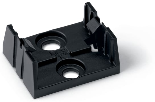WAGO ELETTRONICA - Piastra di montaggio.5 poli.per connettori di distribuzione.nero