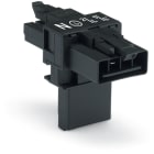 WAGO ELETTRONICA - Distributore tipo T.4 poli.Cod. A.nero