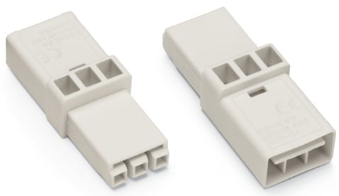 WAGO ELETTRONICA - Accoppiatore intermedio.3 poli.Cod. A.bianco