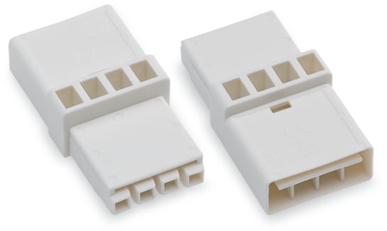 WAGO ELETTRONICA - Accoppiatore intermedio.4 poli.Cod. A.bianco 890-654